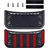 iTYOOS 2 Pezzi Rete Portaoggetti Auto, Portaoggetti Auto, Organizer da Bagagliaio, Rete Bagagliaio Auto Tasca Organizer, Rete Portaoggetti Autoadesiva con Viti e Bande Elastiche