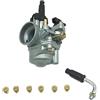 KUVIEZ Carburatore Carb Per Piaggio Per Liberty 50 2T 1999 2010 Per Dellorto 17,5 Mm PHVA ED 2 Tempi Moto Scooter Motore 50 Cc Carburatore