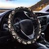 TOADDMOS Carino Carlino con Amore Modello Volante Coprivolante In Neoprene Automotive Coprivolante Antiscivolo e Assorbimento del Sudore Auto Copertura Avvolgente Auto