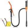 Generic Pompa di trasferimento per liquidi, a batteria, multifunzione, pompa per carburante, pompa fino a 9 litri al minuto, pompa portatile per benzina, diesel, acqua, carburante (arancione)