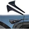 Tesheer Copertura per fotocamera laterale Tesla, 2 pezzi, copertura protettiva per fotocamera laterale per Tesla Model 3/Y 2017-2023, accessori decorativi, hardware 4.0, copertura protettiva per