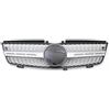 Generico Griglia Anteriore Per Mercedes Per Benz Per ML-Class W164 2005-2008 ML320 ML350 ML500 ML550 Diamanti Stile Racing Griglia Argento Superiore Griglia Auto(Argento)
