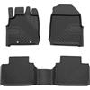 OMAC Tappetini Tappetini in Gomma Compatibili con Isuzu D-MAX 2019-2026 TPE Nero Extended Kabine 3tlg