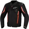 Alpinestars AST V3 Air Giacca tessile da motocicletta perforata, nero/grigio/rosso, M