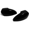 ASFDSG Calotta Specchietto Retrovisore 2 Pezzi Per Ford Per Kuga Per Escape 2013-2018 Per Focus Per MK3 2012-2018 Specchietto Retrovisore Laterale Rivestimento Esterno(Nero lucido)