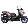 Generico Kit adesivi Compatibili con Yamaha X-MAX X MAX 300 scooter decal grafica completa carene laterali scegli colore -KIT A- Cod. 2170 (046 Rosa Fluo)