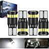 NATGIC T10 W5W 194 168 Lampadine LED CanBus Senza Errori 24SMD 3014 Chip C-REE per Luci Interne Auto Luci di Cortesia Luci di Lettura Luci Targa Luci Posteriori, DC10-16V 6000K Xenon Bianco (4 Pezzi)