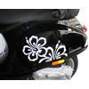 Grafix Werbung u. Design Kit di Sticker adesivi per Vespa S Roller & Scooter ibisco (bianco)