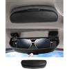 GAFAT Compatibile con Nuovo ii Skoda Kodiaq 2025 2026 Superb 4 Combi Custodia per Occhiali da Sole, Accessori Kodiaq 2025 Scatola Portaoggetti Organizer per Kodiaq 2 e Superb IV (nero)