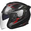 BYFHHHH Caschi Jet da Moto Vintage, Casco da Moto retrò Aperto Certificato ECE/DOT, Caschi da Scooter 3/4 con Doppia Visiera, Casco da Ciclomotore E Scooter per Uomo E Donna E,4XL=67~68CM
