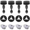 HARY 4 pezzi di ganci per rimorchio per Audi A3 8P paraurti clip per rimorchio per Transporter T6 T5 T4 T3 audi A1 Q5 Q7 TT Golf 4 5 6 7