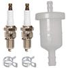 CarkioFuel Filtro con candela di accensione per piccoli motori GX e GXV Honda GX100, GX360, GX390, GX610, GX620, GX630, GX670, GXV160, GXV270, GXV340, GXV390, GXV610