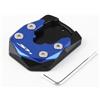 BBIGTIFWX Piastra di Estensione Cavalletto Laterale Per HONDA SH125 SH150 SH300 SH350 SH 125 300 150 350 2003-2025 per Moto(Blue-SH)