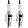 Vnuipofa 2 Pezzi di Candele CR7HSA/C7HSA compatibile con NGK, Candele di Ricambio per Motori di Scooter, Ciclomotori e Motociclette, Prestazioni Ottimizzate, Accensione aAffidabile, Filettatura da 10 mm
