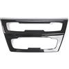 Mosklo Decorazione per Interni Auto Per BMW X1 F48 X2 F47 2016-2022, 4 stili, pannello CD per console centrale auto, cornice decorativa, adesivo(Carbon fiber)
