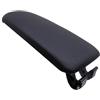 Janmobrian Bracciolo Auto,Bracciolo Auto Universale 1Pc Fit Use for Audi A4 B6 B7 2002-2007 Center Console Arm Rest Storage Box Lid Cover Auto Accessories Leather Car Armrest Latch Cover(Black)