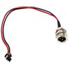 Generic Bilanciamento Hoverboard 3 Pin 3 Poli Connettore 2 Fili Porta di Ricarica Sostituzione for Parti di Auto Bilanciamento Elettrico(Charging Port)