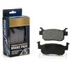Generico Coppia Pastiglie Freno POSTERIORI per Honda SH 125-150 - 350 (2020-2025) | Compatibili anche con SH 125/150 (2013-2019) e SH 300 (2007-2020) | Mescola Premium High Performance