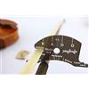 Yinfente 4/4 Violino Ponte Riparazione Strumento di Riferimento Tastiera Raschietto Fare Modello Strumento Nero Violino Strumenti per Violoncello (violoncello)