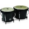 Latin Percussion LPA601F-BK LP Aspire - Bongos in fibra di vetro, colore: Nero/Nero