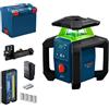 Bosch Professional Bosch PRO 18V System Livella Laser Rotante GRL18V‑4‑34CVG (laser verde, regolazione pendenza ±15%, IP66, doppia alimentazione, incl. ricevitore LR45 e L‑BOXX 374)