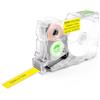 SUPVAN G15M Label Maker Tape Size 0.47in× 7.5 m Continous Yellow Label