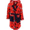 Marvel Asciugamano Spiderman con Cappuccio | Bambini | Regali per Bambini | Spiderman | Poncho da Bagno per Bambini | Asciugamano | Accappatoio Morbido (DE/NL/SE/PL, Numerico, 98, Regular, Rosso), Colore