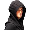 SIC HOODS Kombat Ninja Hood Black Mask Scorpion Costume Zero Cosplay Tech Dark Wear, Nero, Taglia unica