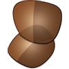 Saucer Lenti di ricambio premium per occhiali da sole Oakley Ojector OO9018 ad alta difesa, colore: marrone ambra polarizzate