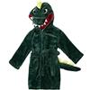 YLLSOPHAN, vestaglia per bambini con dinosauro, per ragazzi e ragazze, animale, coccodrillo, rana, koala, con cappuccio, in pile extra spessore, Coccodrillo, 9-10 Years