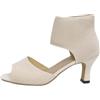 Generisch Sandali da donna estivi comodi alluce valgo scarpe eleganti estive per piedi nudi eleganti sandali e scivoli aperti, beige., 39 EU