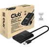 CLUB3D Ripartitore video CLUB3D USB3.2 Gen1 Type A to DisplayPort™1.2 Dual Monitor 4K60Hz Video Splitter [CSV-1477]