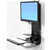 Ergotron 61-080-085 Supporti a parete per TV 61 cm (24") Nero [61-080-085]