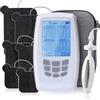 TECKZOON Allenatore per pavimenti pelvici 4-in‑1, TENS EMS per alleviare il dolore, 9 programmi a frequenza variabile per allenamento di stimolazione muscolare, massaggi e allenamento dei muscoli pelvici