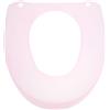 WATIIFUFU Cuscino Coprisedile Wc in Plastica Riutilizzabile Antiscivolo per Bagno Domestico e Hotel, Copriwater Portatile Compatibile Sedili Rotondi, Rivestimento Lavabile per Uso Personale
