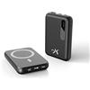 Power x Power Stick 5000mAh - Power X - Power Bank Magnetico Wireless Compatibile con Magsafe per iPhone ed Android Compatibile con tutti i dispositivi con ricarica Wireless (Black)