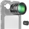 NEEWER Teleconvertitore 3x Solo per Teleobiettivo Smartphone, Equivalente a 360mm, Filetto 17mm, Compatibile con iPhone Android Samsung Xiaomi, Utilizzabile con Cage, Case Telefono e Treppiede, LS-89