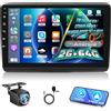 ETLFUCyber [2G+64G] Android Autoradio per Fiat Ducato/Citroen Jumper/Peugeot Boxer 2011-2022 con Senza Fili Carplay e Android Auto, Autoradio Touch Screen HD da 9 pollici con GPS/WiFi/Bluetooth/EQ/FM RDS