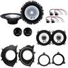 IPNOSIS Kit 6 casse Alpine SXE1750S + SXE1325S per Renault Clio IV dal 2013 al 2021 + 4 Supporti Anteriori + Posteriori + 4 Connettori