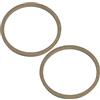 AERZETIX - C52047 - Set di 2 adattatori/supporti/anelli universali per altoparlanti Ø200mm - Ø202xØ181x12mm - distanziatore/ring in MDF per altoparlante/auto/veicolo/sistema sonoro