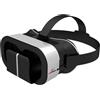 Generico Affiorle Di Occhiali VR 3D Scalabili - Smartphone Di Occhiali Per Realtà Virtuale HD, Visualizzatore VR Leggero Per Film A 360 ° |, Viaggio, Apprendimento, Istruzione Interattiva, Visualizzazio