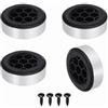 sourcing map 4 piedini isolanti per altoparlanti, 59 mm x 19 mm, in schiuma di plastica, per assorbire gli urti, antivibrazioni, amplificatore, tappetini per audio, CD, HiFi, sistemi audio Home