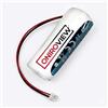 oniroview Batteria per Telepass Compatibile con modello BR1 Litio 3V 2200mA CR17450 con Connettore