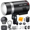 Godox AD300Pro TTL Monolight Flash extérieur - 300 W 2,4 G TTL Flash stroboscopique monobloc 1/8000 HSS 320 Full Power Pop 5600 ± 100 K Couleur stable 12 W