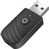 Generic Ricevitore Bluetooth 5.0 Trasmettitore Audio Adattatore Bluetooth per PC, TV, PS4, cuffie, stereo domestico, auto, trasmettitore ricevitore Bluetooth 3 in 1