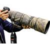 Rolanpro Copertura Camouflage per Obiettivo compatibile con Sony FE 200-600mm F5.6-6.3 G OSS Giacca Custodia Protettiva per Obiettivo-#49 Canne C Impermeabile