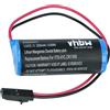 vhbw batteria sostituisce Allen Bradley 1770-XYC, 1770-XYC/A per PLC Programmable Logic Controller (2200mAh, 3V, Li-MnO2)