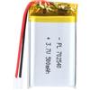 Uxney Batteria agli ioni di litio agli ioni di litio da 3,7 V, 700 mAh, 702540 mAh, con connettore 2P PH con griglia da 2,0 mm