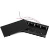 JinRuiCPeng AA Portabatterie, Portabatterie 12V per 8 Batterie AA con Interruttore, Vano Batterie in Plastica Resistente, Batteria Box 12V per DIY, Modellismo ed Elettronica