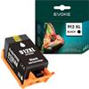 EVOKE 912 XL Inchiostro compatibile con HP 8010 8012e 8013 8014 8014e 8020 8022e 8024e 8025e Nero (nero) 825 pagine 33 ml
